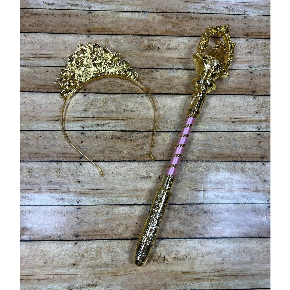 Disney Store Princess Aurora Light Up Wand and Tiara Headband - Picture 2 of 7